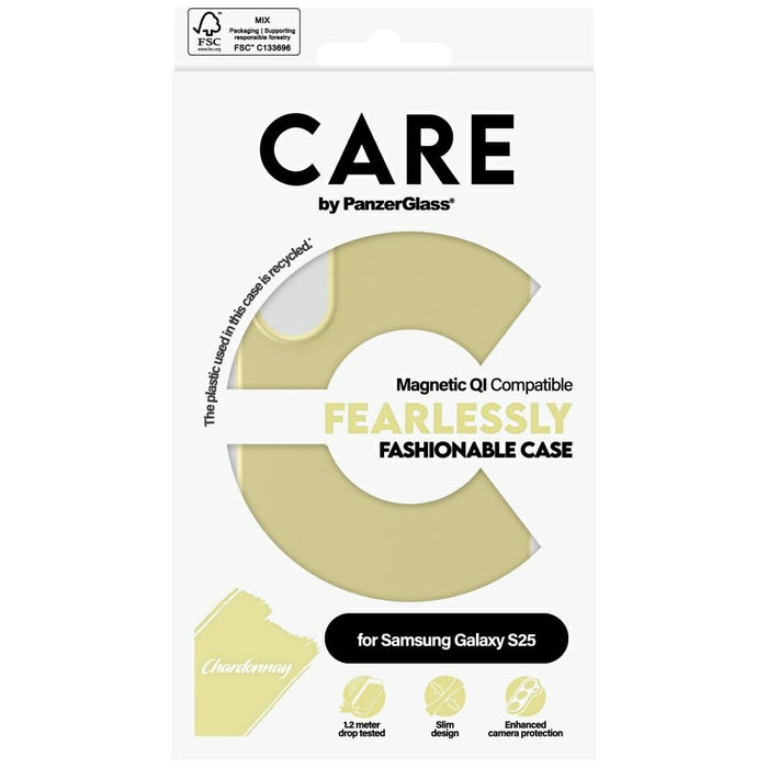 CARE by PanzerGlass Fashion QI Case for Samsung Galaxy S25 - Purple