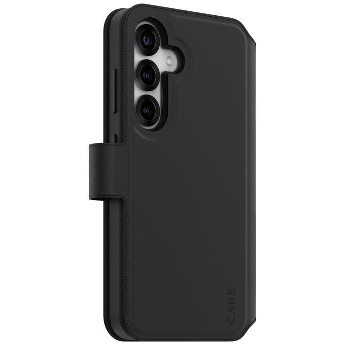 CARE by PanzerGlass Feature Tango 2in1 Wallet Case for Samsung Galaxy S25 - Black