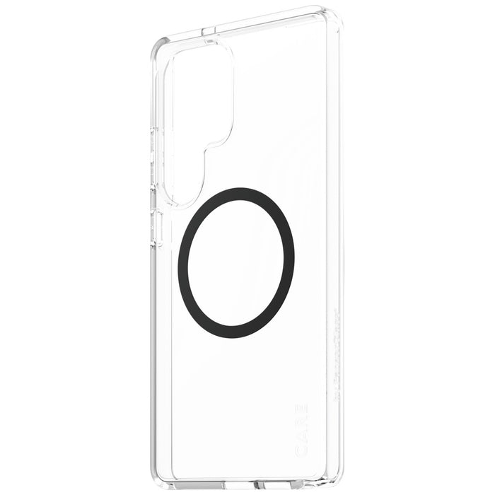 CARE by PanzerGlass Flagship Urban Combat Black QI Case for Samsung Galaxy S25 Ultra - Transparent