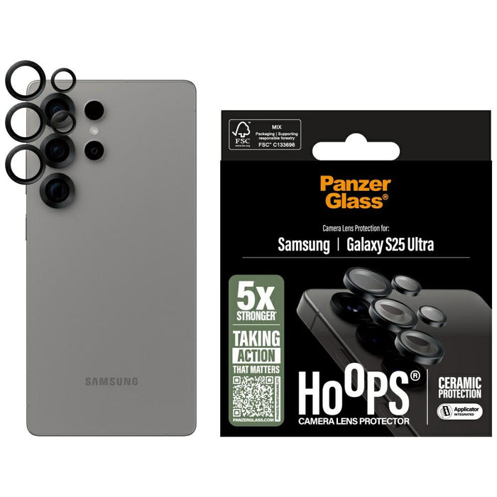 PanzerGlass Hoops Lens Protector for Samsung Galaxy S25 Ultra