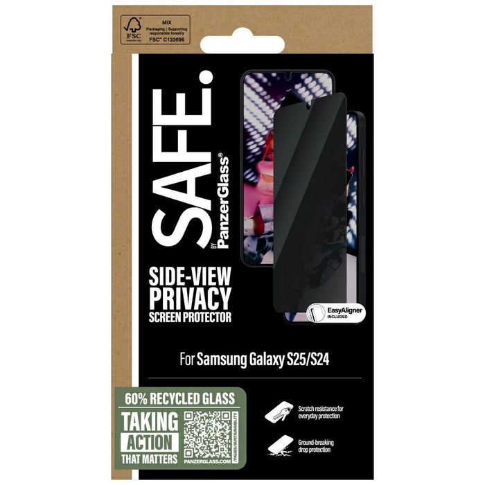 SAFE by PanzerGlass Ultra-Wide Fit Privacy Glass for Samsung Galaxy S25