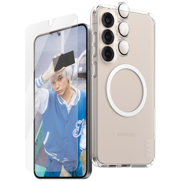 CARE by PanzerGlass Flagship 3in1 Case + Glass + Lens Protective Kit for Samsung Galaxy S25+
