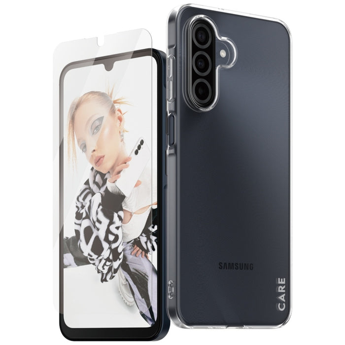 CARE by PanzerGlass Fashion 2in1 Case+Glass for Samsung Galaxy A26 5G - transparent
