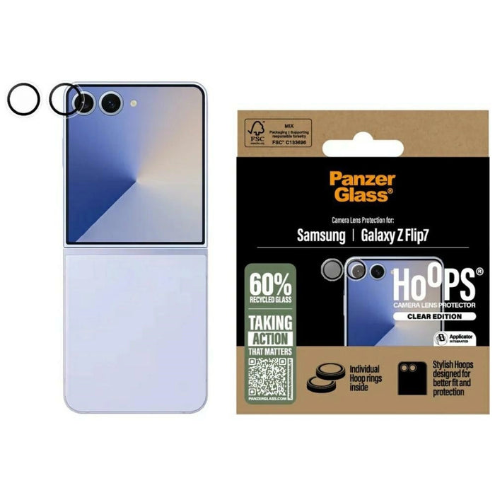 PanzerGlass Hoops Tempered Glass Lens Cover for Samsung Galaxy Z Flip7