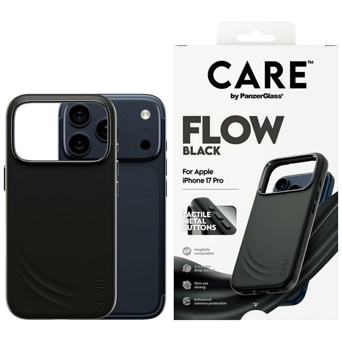CARE by PanzerGlass Feature FLOW MagSafe Case for iPhone 17 Pro - Black