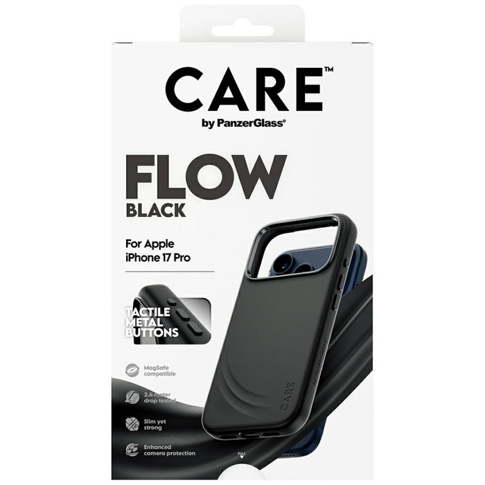 CARE by PanzerGlass Feature FLOW MagSafe Case for iPhone 17 Pro - Black