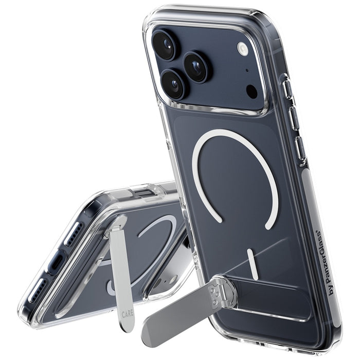 CARE by PanzerGlass Feature Case w. Kickstand MagSafe for iPhone 17 Pro Max - Clear