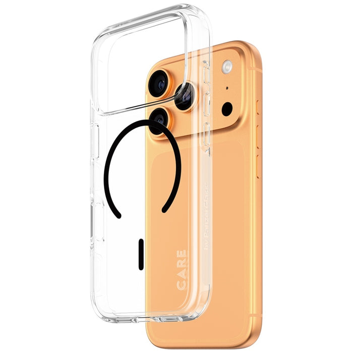 CARE by PanzerGlass Flagship Urban Explorer Case w. Black MagSafe for iPhone 17 Pro - Transparent