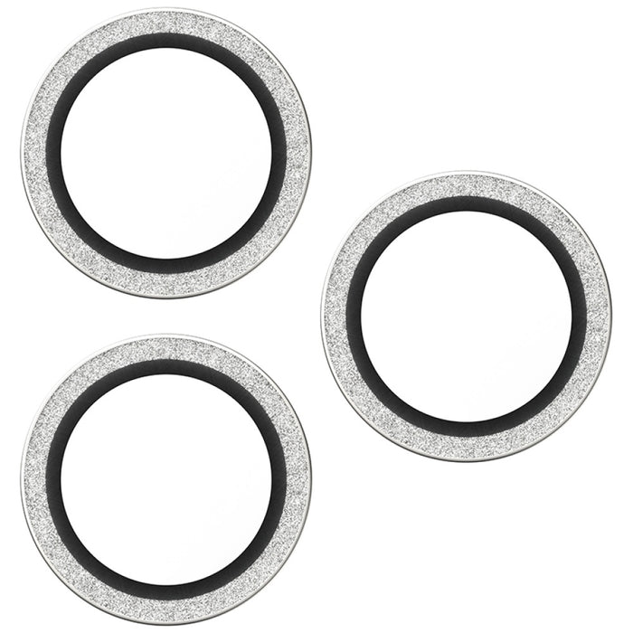 PanzerGlass Hoops Glitter Tempered Glass Lens Screen Protector for iPhone 17 Pro / 17 Pro Max / 16 Pro / 16 Pro Max - Silver
