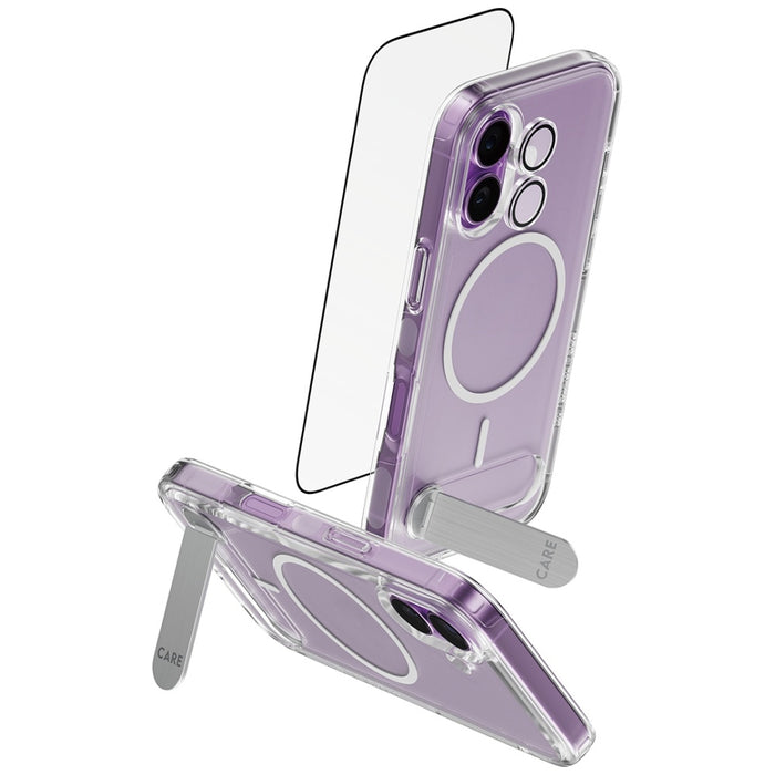 CARE by PanzerGlass Feature Kick 3in1 Case + Glass + Lens for iPhone 17