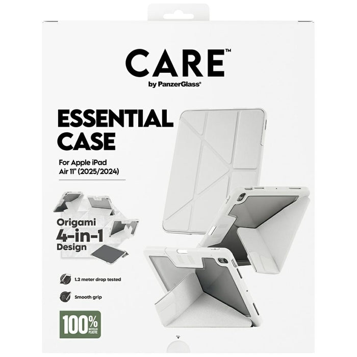 Care by PanzerGlass Y fold case for iPad Air 11" 2025 (7th generation) / iPad Air 11" 2024 (6th generation) - light gray