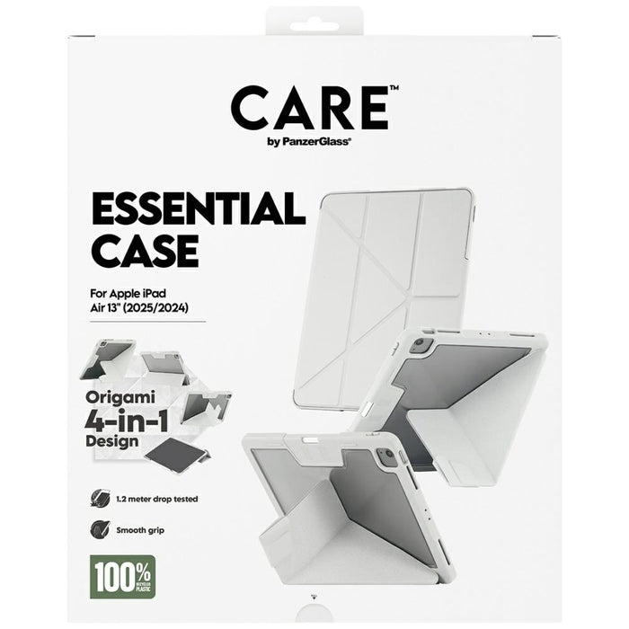 Care by PanzerGlass Y fold case for iPad Air 13" 2024 / 2025 - light gray
