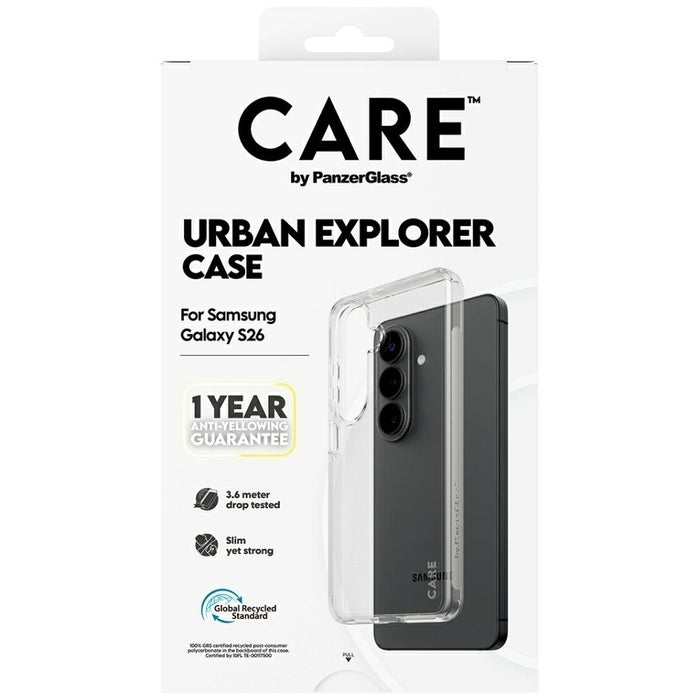 CARE by PanzerGlass Urban Explorer Transparent Case for Samsung Galaxy S26 - transparent