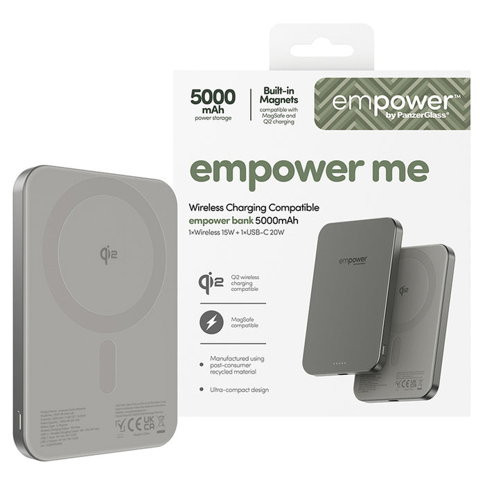 EMPOWER Wireless Charge 5 Ah Titanium EXTERNAL BATTERY