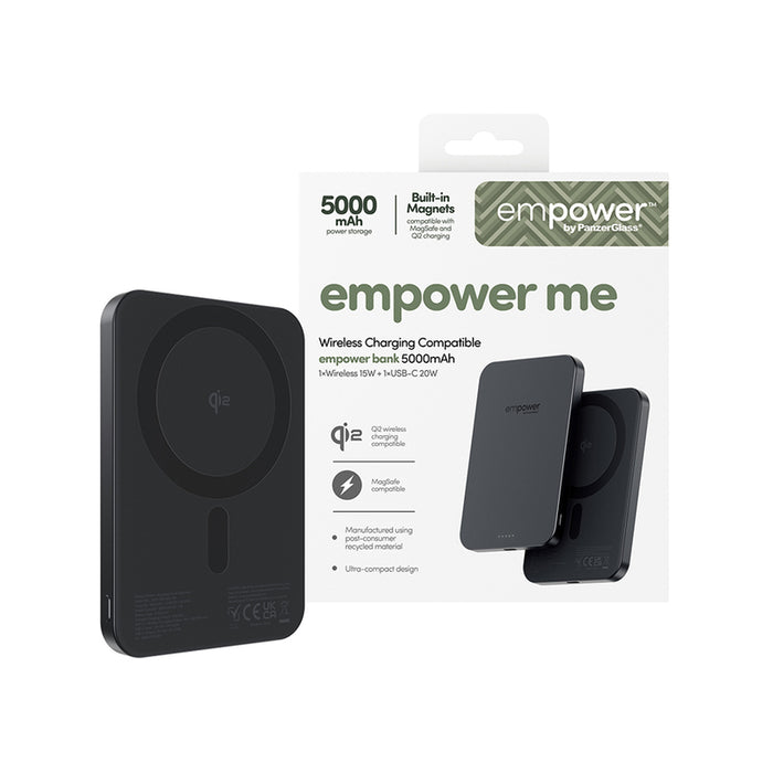 EXTERNAL BATTERY PANZERGLASS EMPOWER 5000 mAh Black