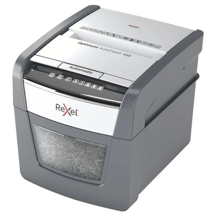 Paper Shredder Rexel Optimum AutoFeed 45X 20 L - Електроника Периферни и резервни части<<<Компютри|