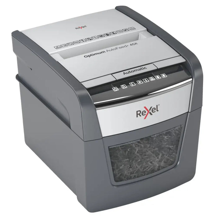 Paper Shredder Rexel Optimum AutoFeed 45X 20 L - Електроника Периферни и резервни части<<<Компютри|