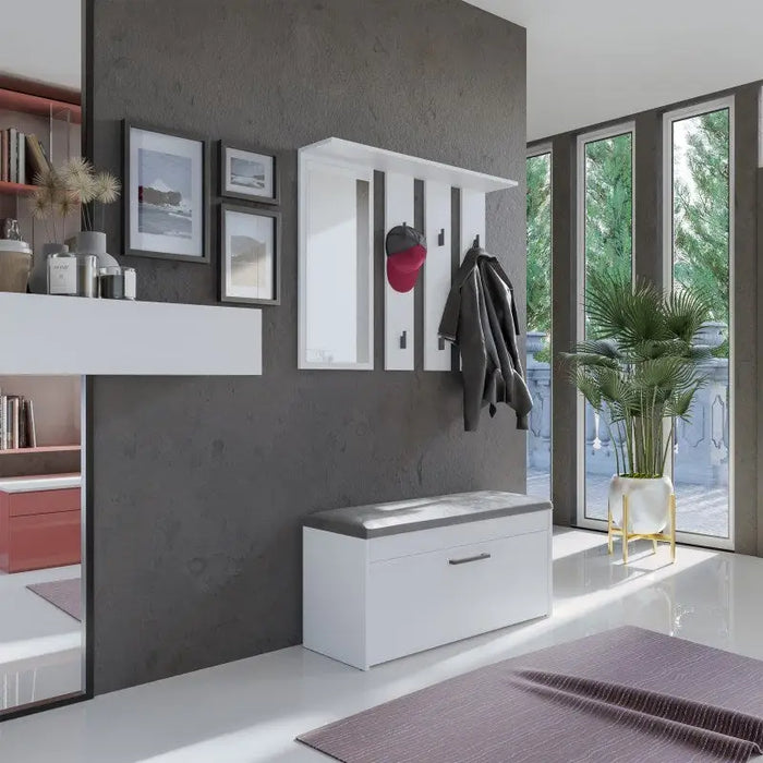 PARMA closet 100x35x180 cm white - Furniture setsMEP-ZES<<<Hall furnitureMEP<<<ActionPL