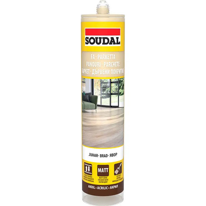 PARQUET SEALER MAPLE 280 ML SOUDAL - Китове<<<Лакове и импрегнанти за дърво<<<Бои и