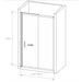 PARTITION SCREEN 100X195 RGC BELLA W1 - Преградни стени и паравани<<<Душкабини и сауни<<<Баня<<<Praktiker