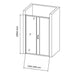 PARTITION SCREEN 140X190 FORMA VITA SD-001C - Преградни стени и паравани<<<Душкабини и сауни<<<Баня<<<Praktiker