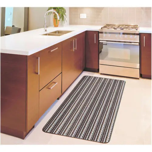 PATH WITH RUBBER BASE NIKOTEX SIKINOS 80X150 CM. SILVER - Пътеки<<<Килими<<<Мебели и