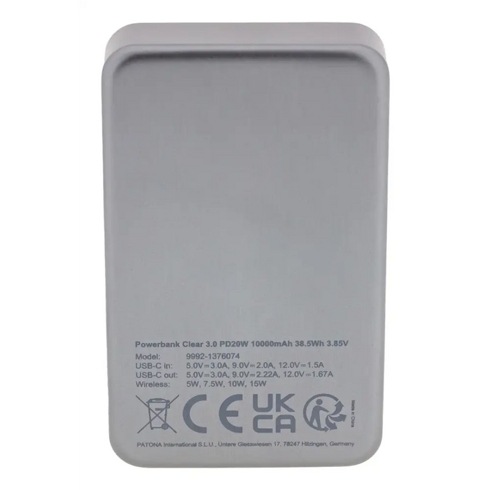 PATONA 9992 power bank Lithium Polymer (LiPo) 10000 mAh Black - Power banksLAD-POW<<<Power supplies