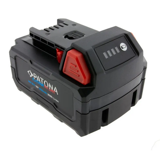 PATONA Platinum 18V Battery for Milwaukee M18 with USB-C port PD45W Black - Batteries for electro