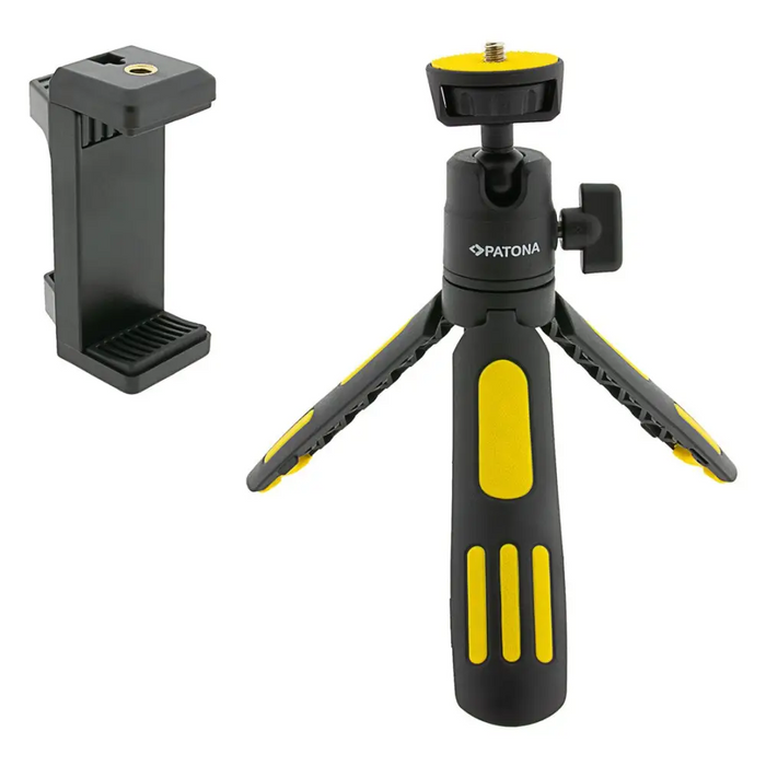 PATONA Premium Adjustable tripod with smartphone holder Black Yellow - Streaming cardsGAM-STR<<<PC GamingGAM<<<ActionPL