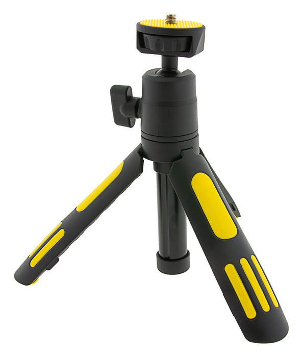 PATONA Premium Adjustable tripod with smartphone holder Black, Yellow