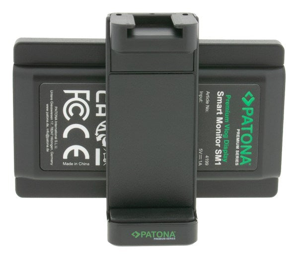 PATONA 4199 camera monitor 10.1 cm (3.97") Black 480 x 800 pixels Touchscreen