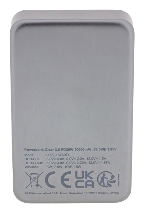 PATONA 9992 power bank Lithium Polymer (LiPo) 10000 mAh Black