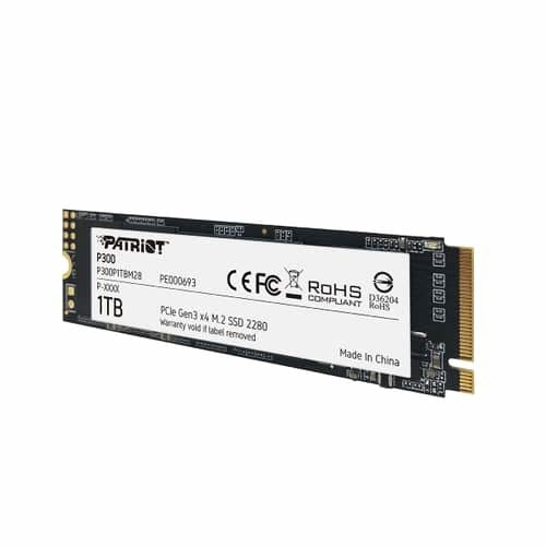 SSD Patriot P300 Gen3, 1TB, NVMe, M.2