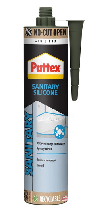 SANITARY SILICONE PATTEX WHITE