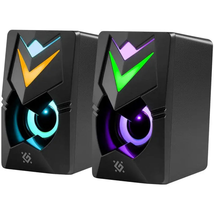 PC Speakers 2.0 DEFENDER J4 2.0 6W LED USB black - SpeakersPER-GLO<<<Input / Output DevicesPER<<<ActionPL