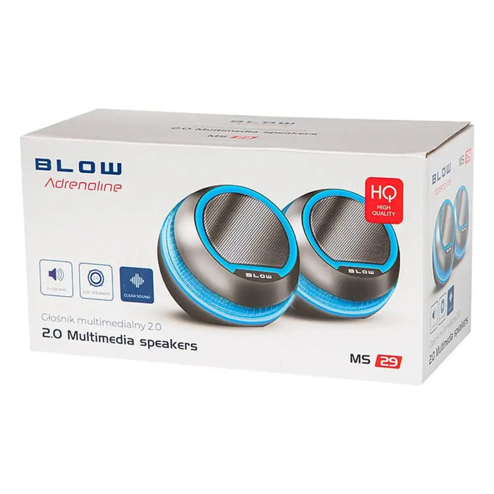 PC Speakers Blow 66-401# Black 6 W - Колони за Компютър<<<Електроника Периферни и резервни части<<<Компютри|