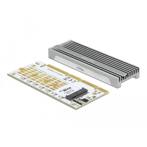 PCI Express x16 (x1 / x4 / x8) card Delock for M.2 NVMe M.2 Key M RGB LED - Входно-изходни контролери<<<Компютърни
