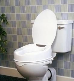 High raising toilet seat with flap