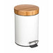 Pedal bin 5five Simply Smart Natureo White Natural 3 L - Баня<<<Дом Градина<<<BigBuy&&&Аксесоари и
