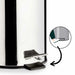 Pedal bin Berilo Silver Stainless steel Plastic 3 L (6 Units) - Почистване Прахосмукачки И Гладене<<<Дом