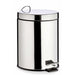 Pedal bin Berilo Silver Stainless steel Plastic 3 L (6 Units) - Почистване Прахосмукачки И Гладене<<<Дом