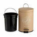 Pedal bin Berilo Tropical Bath White Beige Steel Plastic 3 L (6 Units) - Почистване Прахосмукачки И Гладене<<<Дом