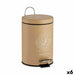 Pedal bin Berilo Tropical Bath White Beige Steel Plastic 3 L (6 Units) - Почистване Прахосмукачки И Гладене<<<Дом