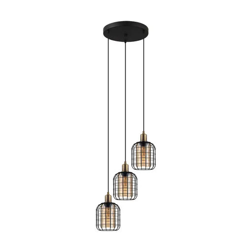 PENDANT 3XE27 BLACK EGLO CHISLE - Пендели<<<Вътрешно осветление<<<Мебели и интериор<<<Praktiker