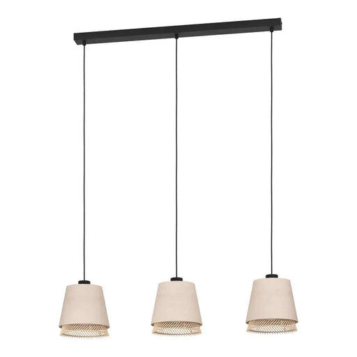 PENDANT 3XE27 BLACK EGLO TABLEY - Пендели<<<Вътрешно осветление<<<Осветление<<<Praktiker&&&Пендели<<<Вътрешно