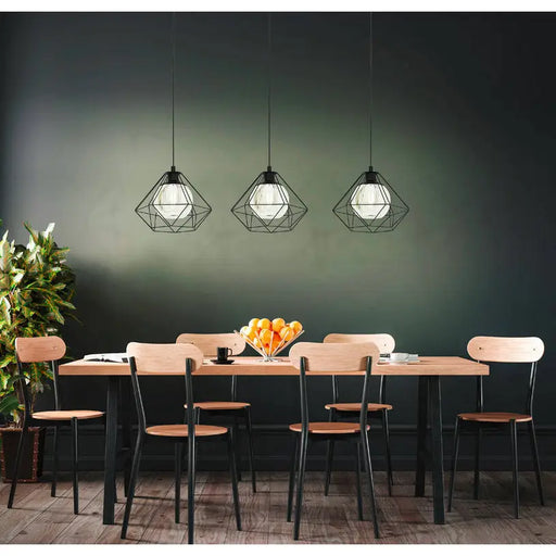 PENDANT 3XE27 BLACK EGLO VERNHAM - Пендели<<<Вътрешно осветление<<<Осветление<<<Praktiker&&&Пендели<<<Вътрешно