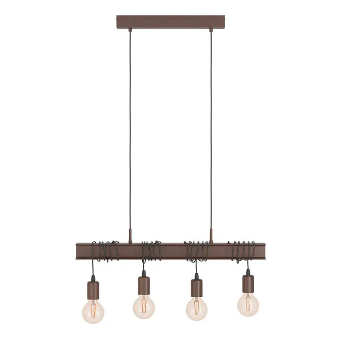 PENDANT 4XE27 ANTIQUE EGLO TOWNSHEND 4 - Пендели<<<Вътрешно осветление<<<Осветление<<<Praktiker&&&Пендели<<<Вътрешно