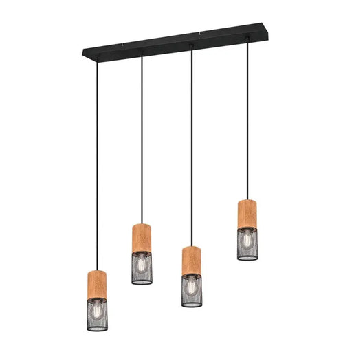 PENDANT 4XE27 BLACK TRIO TOSH - Пендели<<<Вътрешно осветление<<<Осветление<<<Praktiker&&&Пендели<<<Вътрешно