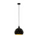 PENDANT E27 BLACK/GOLD F40CM EGLO ROCCAFORTE - Пендели<<<Вътрешно