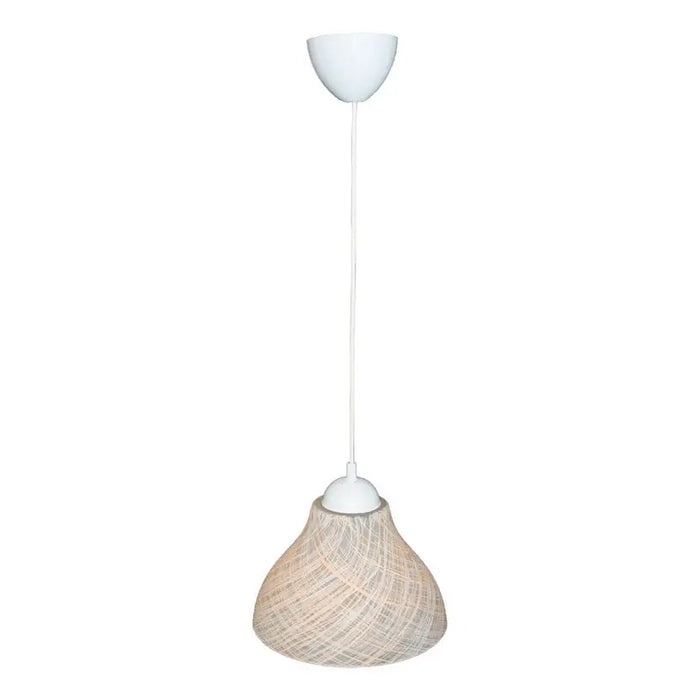 PENDANT E27 F220 CREAM PURALUX - Пендели<<<Вътрешно осветление<<<Осветление<<<Praktiker&&&Пендели<<<Вътрешно